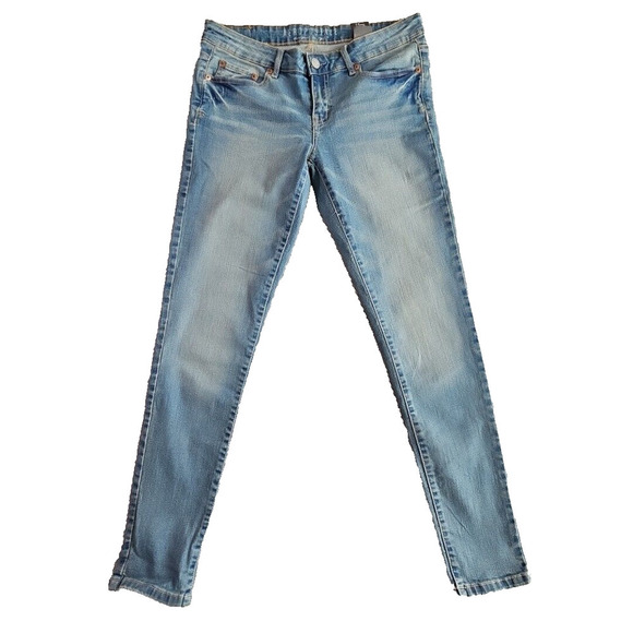 Aeropostale Jeans Women's Size 10 Long Jegging Light Blue Wash Style# 19 B070 7E - Picture 1 of 16